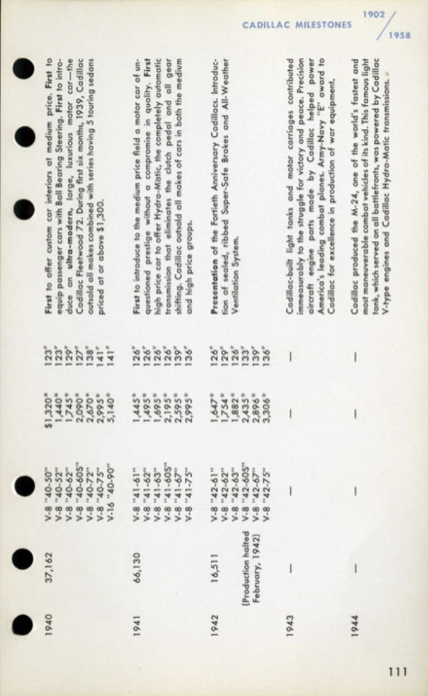 1959 Cadillac Salesmans Data Book Page 26
